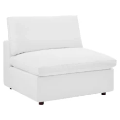 Other 5-Piece Sectional Sofa In White Leatherette Finish - 1500 1500 frame 0 1018
