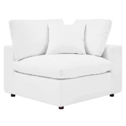 Other 5-Piece Sectional Sofa In White Leatherette Finish - 1500 1500 frame 0 1021