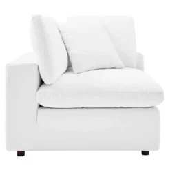 Other 5-Piece Sectional Sofa In White Leatherette Finish - 1500 1500 frame 0 1022