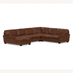 Turner Leather Sectional Statesville Molasses - 1500 1500 frame 0 1062
