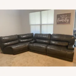 Ashley Furniture 4 Piece Leather Recliner Set - 1500 1500 frame 0 1070