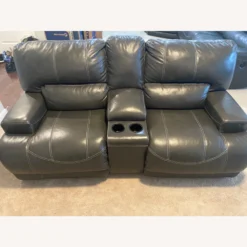 Ashley Furniture 4 Piece Leather Recliner Set - 1500 1500 frame 0 1071