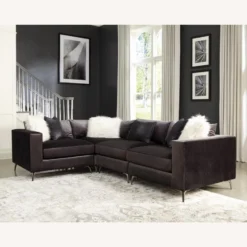 Other Modular Sectional In Charcoal Velvet Fabric - 1500 1500 frame 0 1084