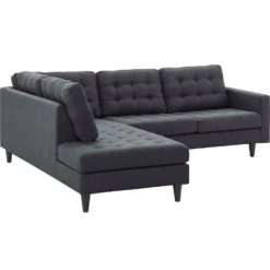 Other 2-Piece Sectional Sofa In Upholstered Gray Fabric - 1500 1500 frame 0 112