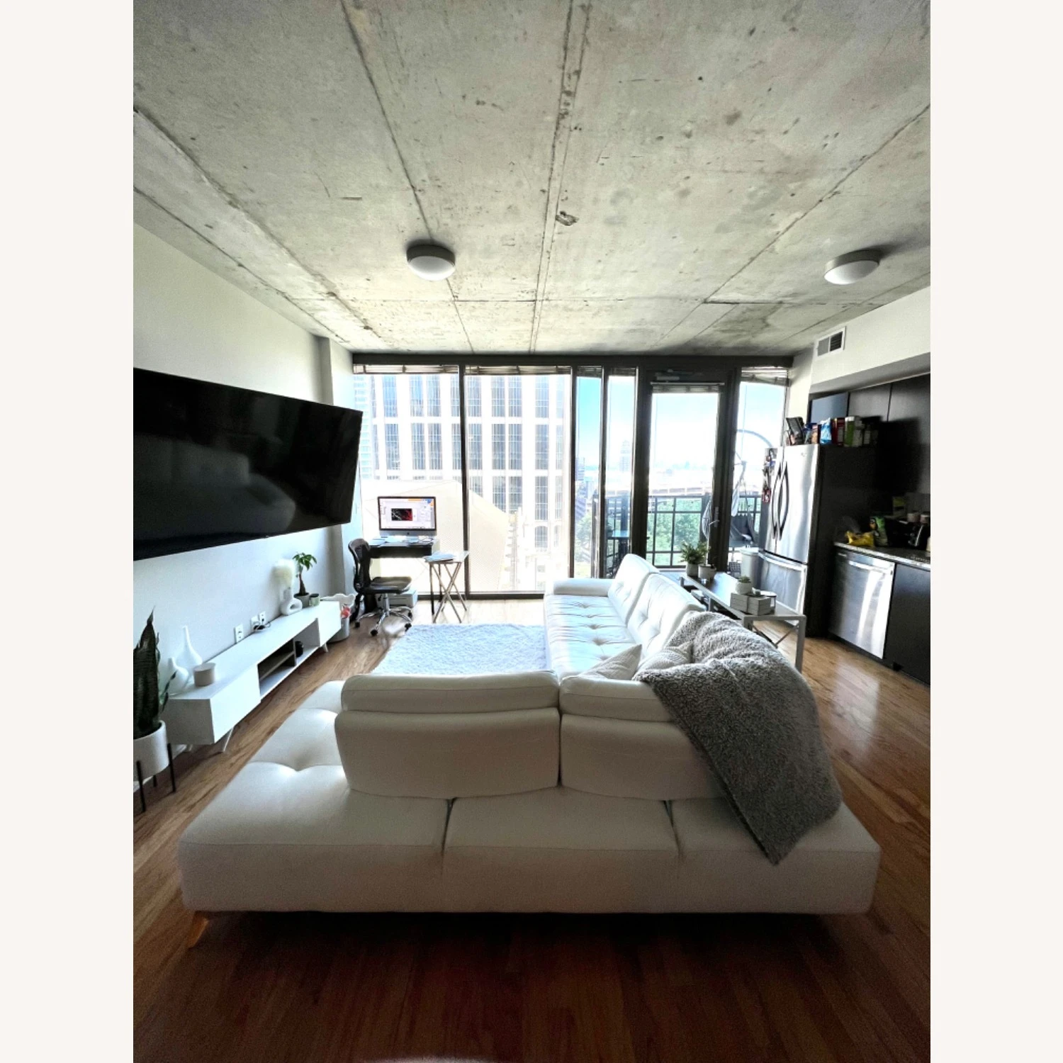 Rooms To Go White Leather Sectional 1 Rooms To Go White Leather Sectional