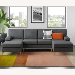 Amulya 3-piece Upholstered Sectional By Wade Logan - 1500 1500 frame 0 1164