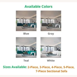 Other 2-Piece Sectional In White Fabric W/ Trim Lining - 1500 1500 frame 0 120