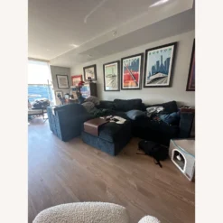 LoveSac With SoundTech Blue Corded Velvet Couch - 1500 1500 frame 0 1202