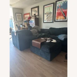 LoveSac With SoundTech Blue Corded Velvet Couch - 1500 1500 frame 0 1203