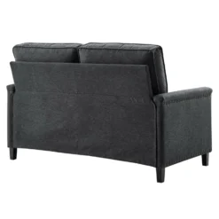 Other Loveseat In Charcoal Fabric W/Nailhead Trim Finish - 1500 1500 frame 0 1216