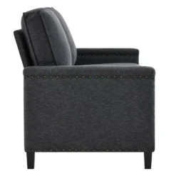 Other Loveseat In Charcoal Fabric W/Nailhead Trim Finish - 1500 1500 frame 0 1218