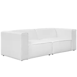 Other 2-Piece Sectional In White Fabric W/ Trim Lining - 1500 1500 frame 0 122