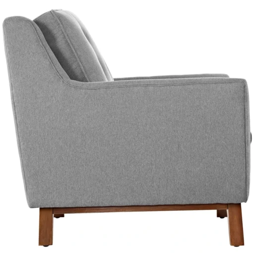 Other Mid-Century Style Loveseat In Gray Fabric - 1500 1500 frame 0 1233