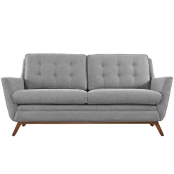 Other Mid-Century Style Loveseat In Gray Fabric - 1500 1500 frame 0 1238