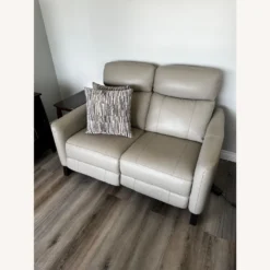 Other Grey Leather Power Reclining Loveseat - 1500 1500 frame 0 1261