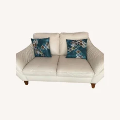 Raymour & Flanigan Italian Leather Loveseat