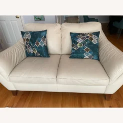 Raymour & Flanigan Italian Leather Loveseat - 1500 1500 frame 0 1285