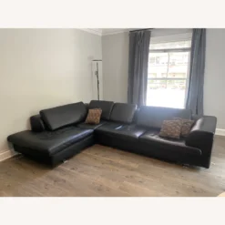 Roche Bobois Designer Leather Couch - 1500 1500 frame 0 130