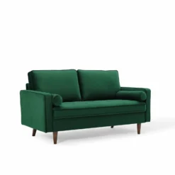 Other Modern Loveseat In Green Velvet Finish - 1500 1500 frame 0 1314