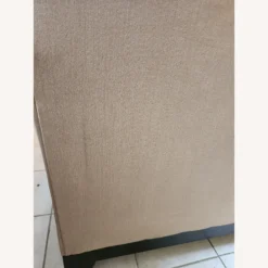 Bob's Discount Tan Love Seat With Pillows - 1500 1500 frame 0 1382