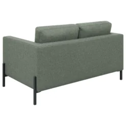 Other Loveseat In Sage Fabric W Black Legs & Track Arms - 1500 1500 frame 0 1398