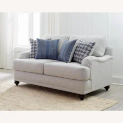 Other Loveseat In Light Grey Linen-Like Body Fabric - 1500 1500 frame 0 1461