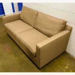 Crate & Barrel Brown Sofa