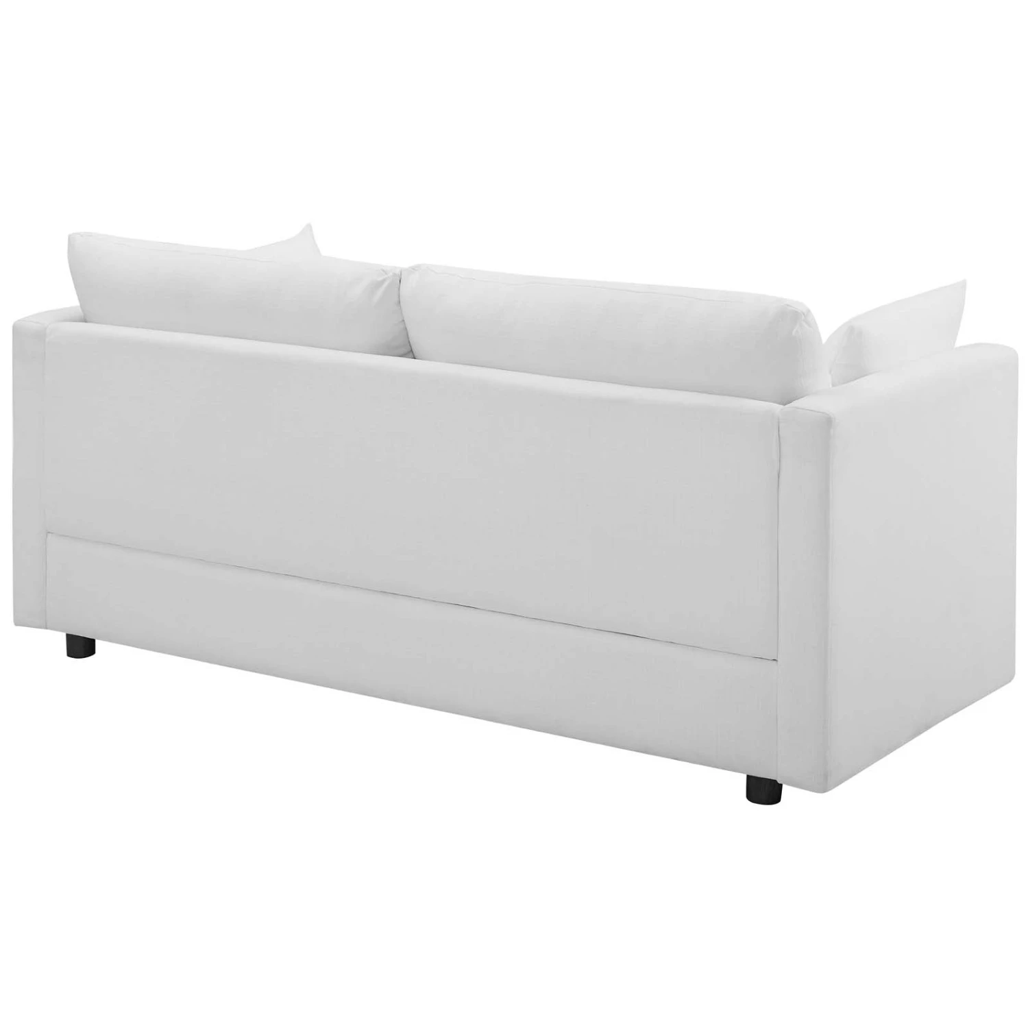 Other Modern Sofa In White Fabric Upholstery Finish 4 Other Modern Sofa In White Fabric Upholstery Finish - Image 4