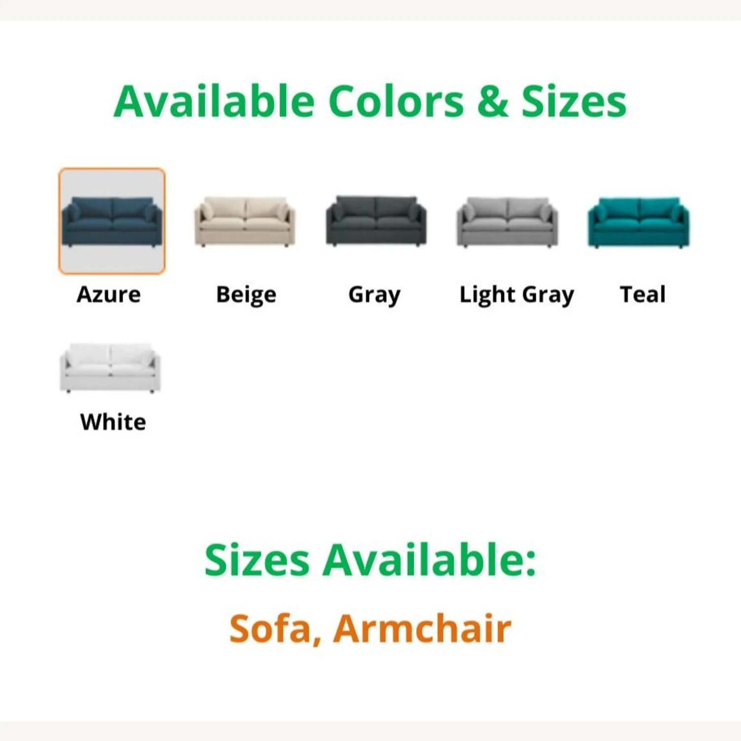 Other Modern Sofa In White Fabric Upholstery Finish 9 Other Modern Sofa In White Fabric Upholstery Finish - Image 9