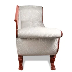 Vintage American Empire Style Mahogany Sofa