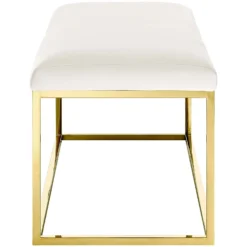 Other Bench In Ivory Fabric With Gold Steel Base - 1500 1500 frame 0 1576
