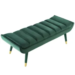 Other Modern Bench In Green Channel Tufted Velvet Finish - 1500 1500 frame 0 1588