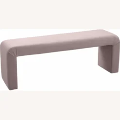 Other Contemporary Style Bench In Pink Velvet Finish - 1500 1500 frame 0 1639