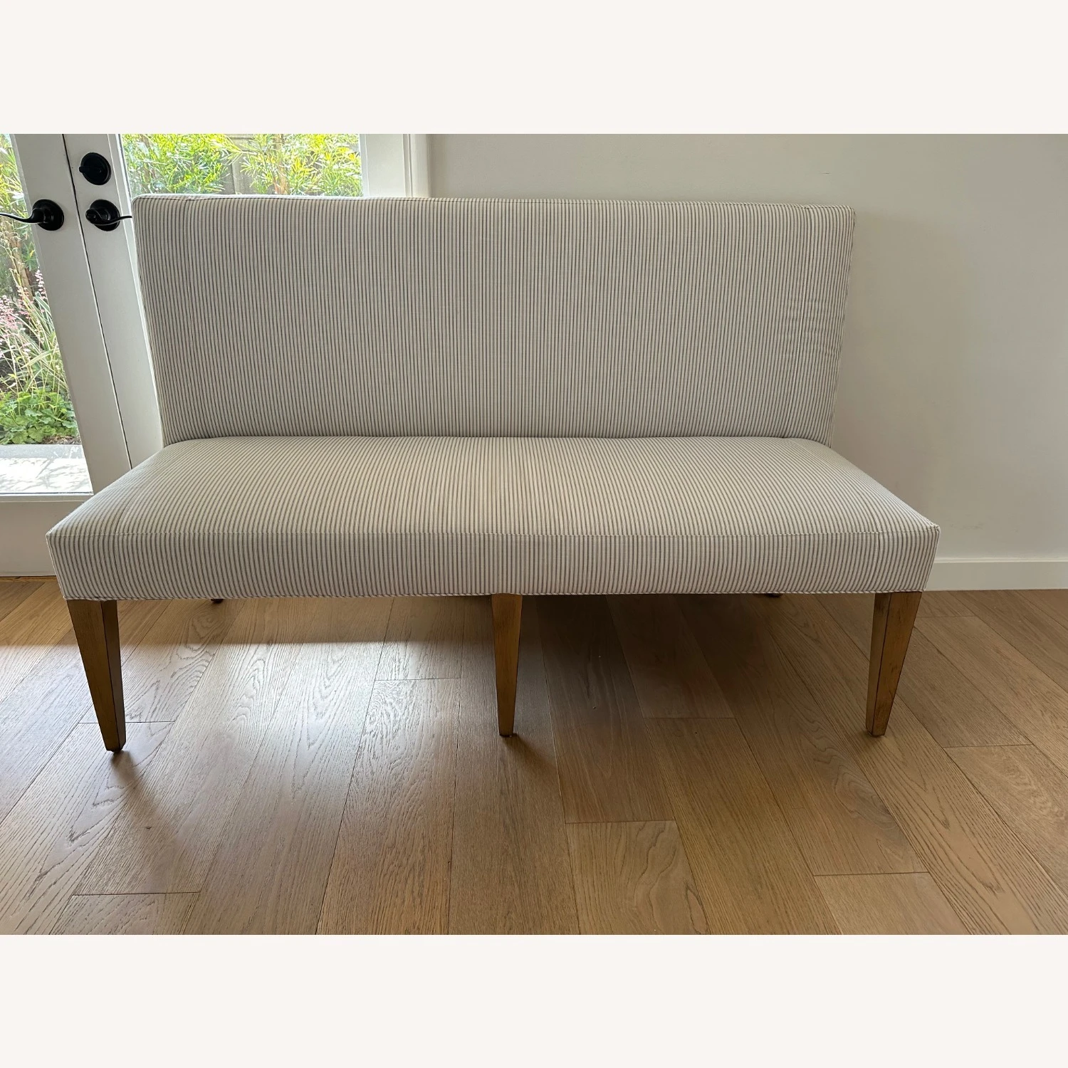 Serena & Lily Ross Dining Bench Perennials Fabric 3 Serena & Lily Ross Dining Bench Perennials Fabric - Image 3