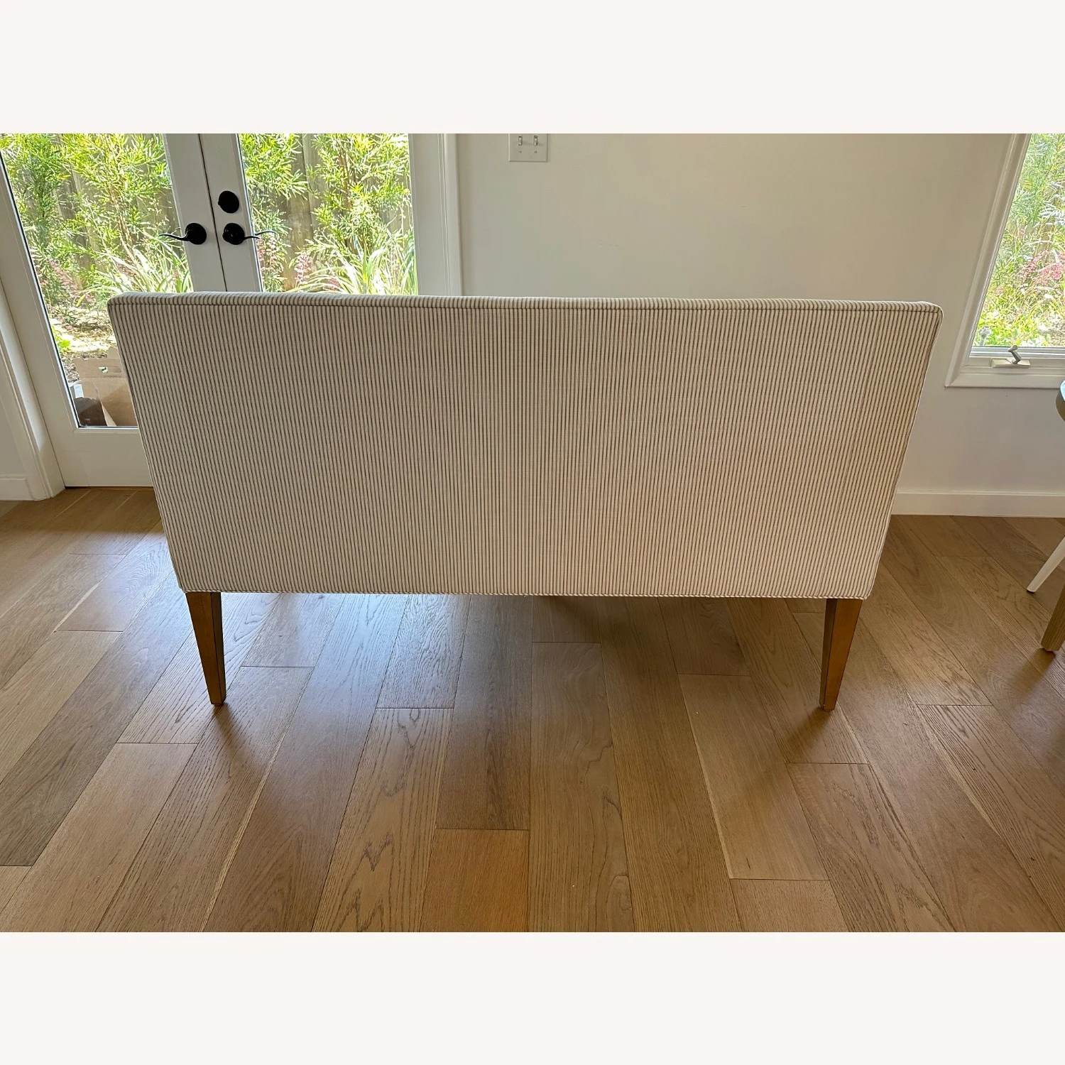 Serena & Lily Ross Dining Bench Perennials Fabric 4 Serena & Lily Ross Dining Bench Perennials Fabric - Image 4