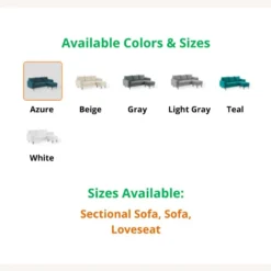 Other Sectional Sofa In Light Gray W/ Dense Foam Padding 16 Other Sectional Sofa In Light Gray W/ Dense Foam Padding - 1500 1500 frame 0 167