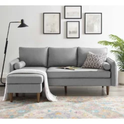 Other Sectional Sofa In Light Gray W/ Dense Foam Padding 17 Other Sectional Sofa In Light Gray W/ Dense Foam Padding - 1500 1500 frame 0 168