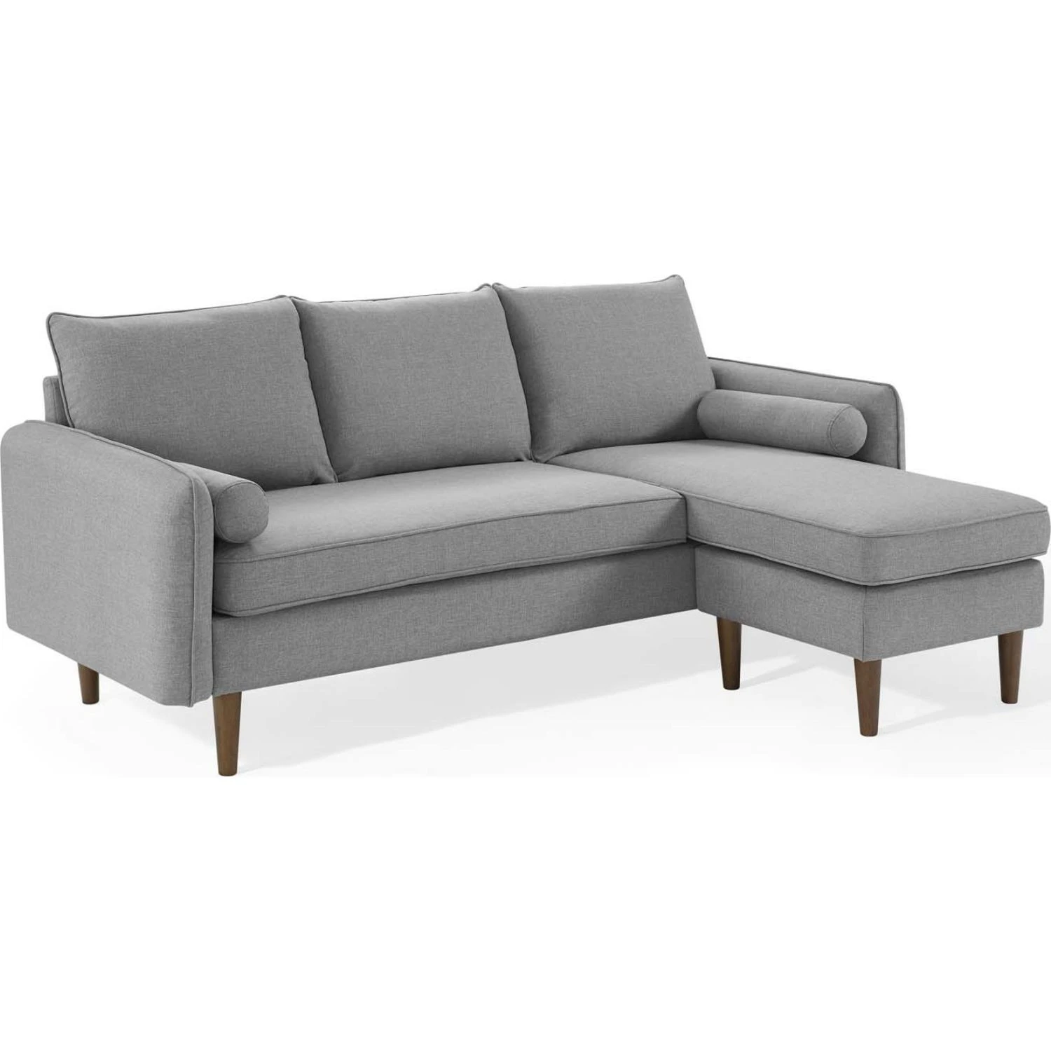 Other Sectional Sofa In Light Gray W/ Dense Foam Padding 7 Other Sectional Sofa In Light Gray W/ Dense Foam Padding - Image 7