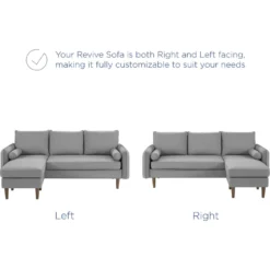 Other Sectional Sofa In Light Gray W/ Dense Foam Padding 20 Other Sectional Sofa In Light Gray W/ Dense Foam Padding - 1500 1500 frame 0 171