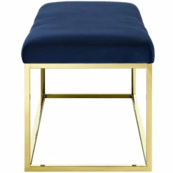 Other Bench In Navy Fabric W/ Gold Steel Base - 1500 1500 frame 0 1722