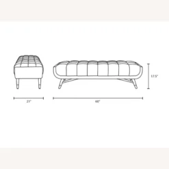 Other 60" Bench In Midnight Blue Velvet W/ Black Legs - 1500 1500 frame 0 1733