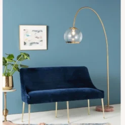 Anthropologie Navy Elowen Banquette / Bench - 1500 1500 frame 0 1748