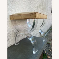 Hills Manufacturing Lucite Stool Ottoman Bench - 1500 1500 frame 0 1775