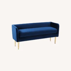 Other Bench In Navy Velvet & Gold Metal Legs - 1500 1500 frame 0 1818