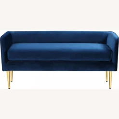 Other Bench In Navy Velvet & Gold Metal Legs - 1500 1500 frame 0 1819