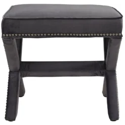 Other Bench In Gray Fabric W/ Elegant Nailhead Trim - 1500 1500 frame 0 1829