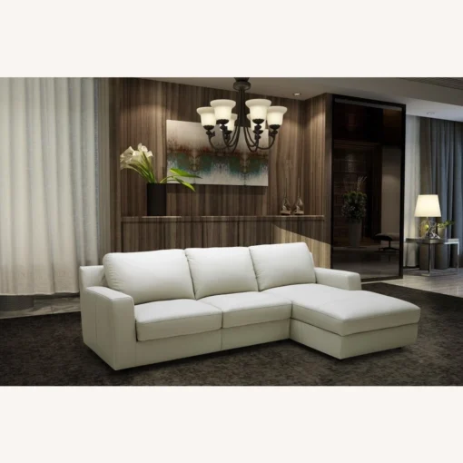 Other Right-Hand Facing Chaise In Premium White Leather - 1500 1500 frame 0 185