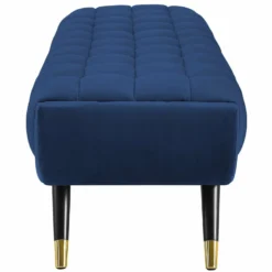 Other Bench In Midnight Blue Velvet Fabric W/ Black Legs - 1500 1500 frame 0 1881