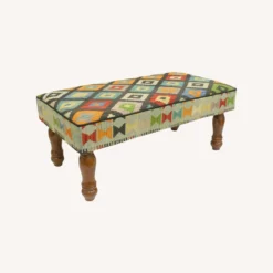 Eclectic Layton Handmade Kilim Upholstered Settee - 1500 1500 frame 0 1924