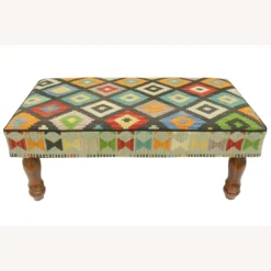 Eclectic Layton Handmade Kilim Upholstered Settee - 1500 1500 frame 0 1925